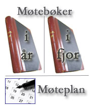 Møtebøker og møteplan