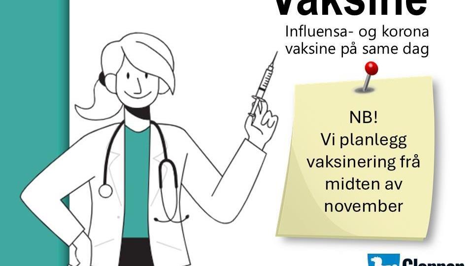 Lenkje til artikkel: Vaksinering for risikogruppene - ope for bestilling av time 